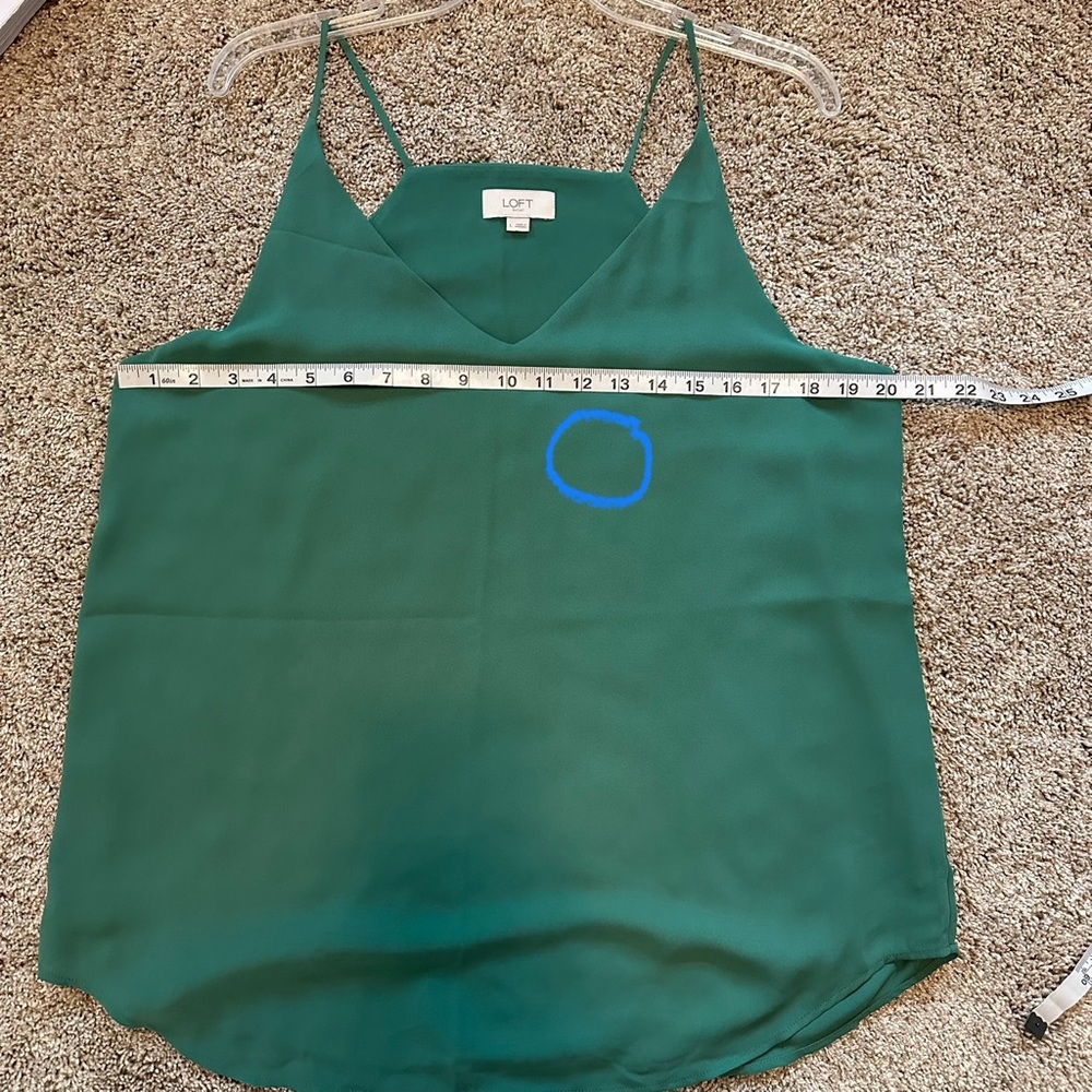 LOFT Teal Women's Camisole Top - Picture 7 of 7